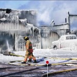 Hermes Dairy Fire in Perkins Township, OH