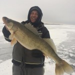 Mike Gillespie caught this walleye in January 2014 with Mike's Sportfishing on Lake Erie