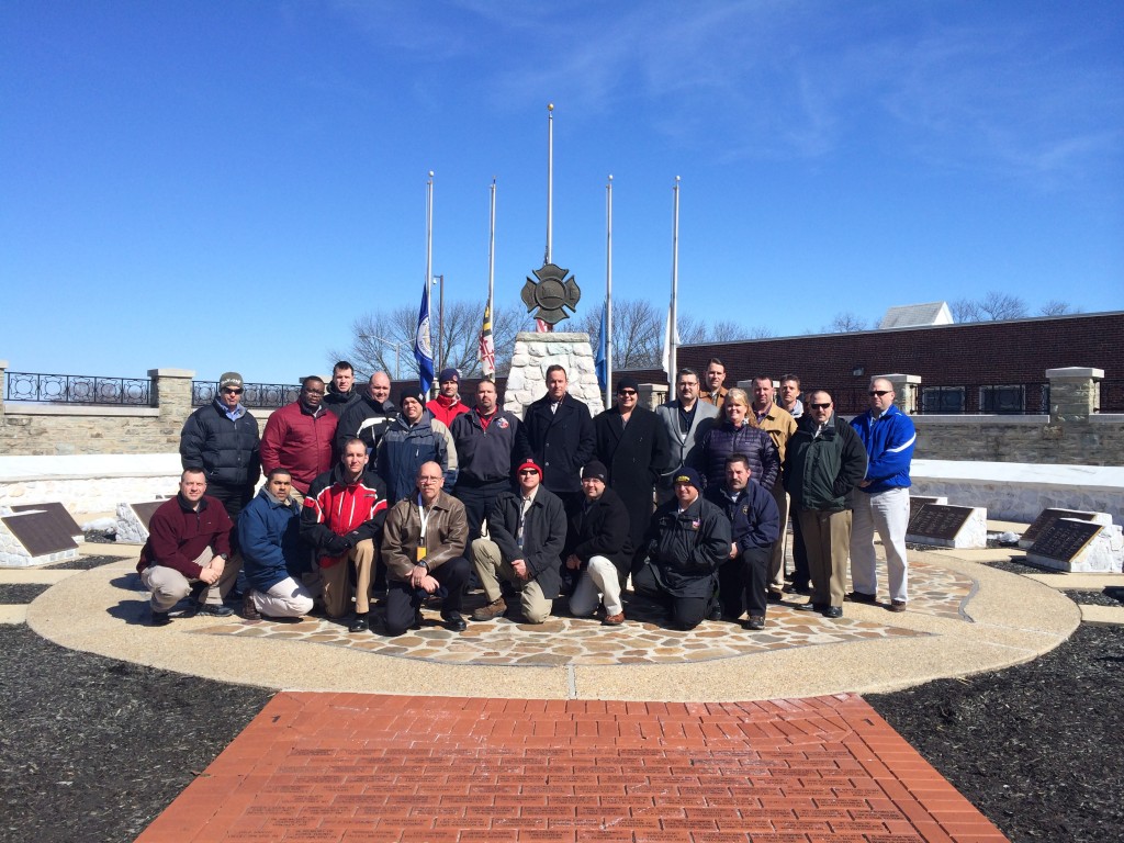 My EFOP Executive Development classmates.  We stopped by the NFFF Memorial for a moment of silence yesterday after a Brother in NJ died in the line of duty.